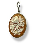 Colgante Mandile 1922 Mujer Cammei  in Plata Conchiglia 2MCICM95